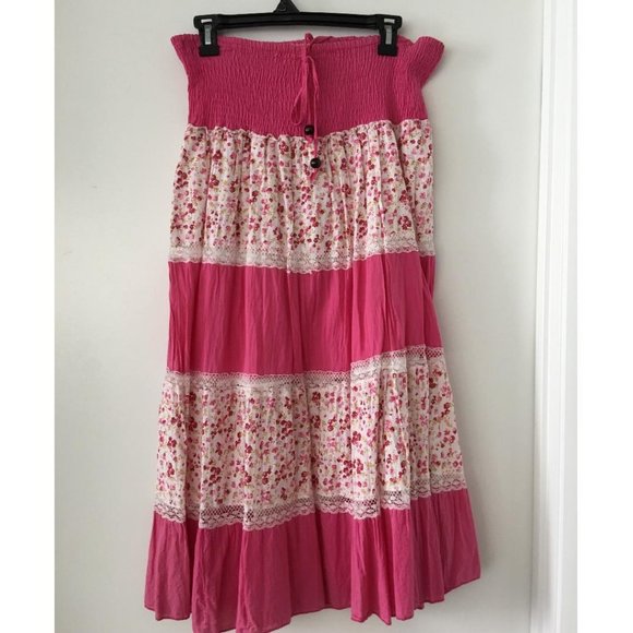 SOLD STRAPLESS TUBE TOP MAXI DRESS - Picture 1 of 4